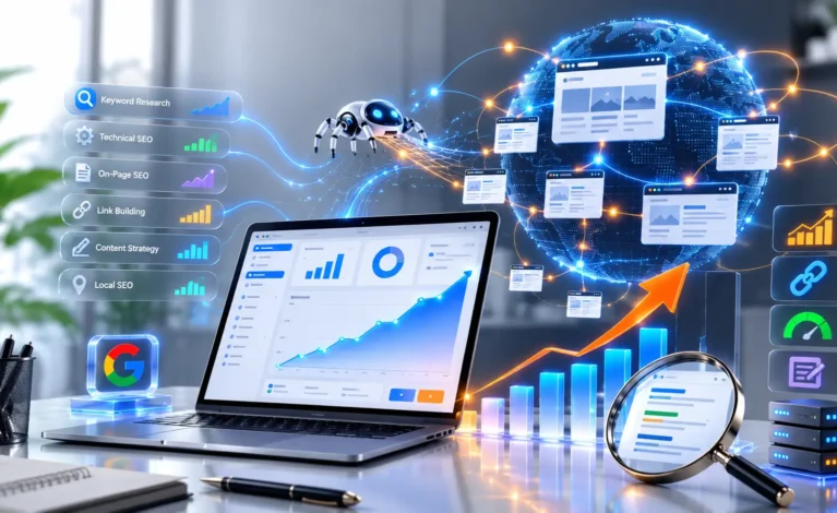 We provide customized solutions tailored to the specific needs and goals of our clients. We executed a comprehensive SEO strategy including technical audits, on-page optimization, and high-quality link building that significantly boosted organic search rankings, domain authority, and sustainable inbound web traffic.