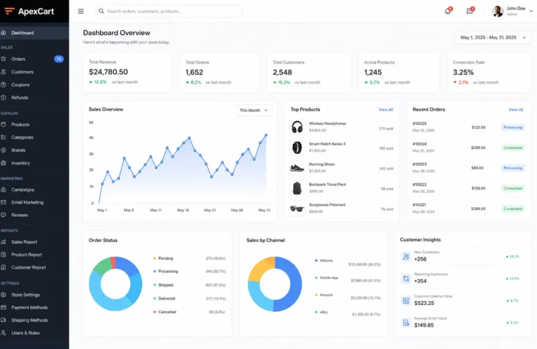"We built a custom e-commerce solution optimized for fast load times and seamless checkout flows. The platform features an advanced inventory management system, custom payment gateway integrations, and fully responsive layouts that reduced cart abandonment rates by 35%."