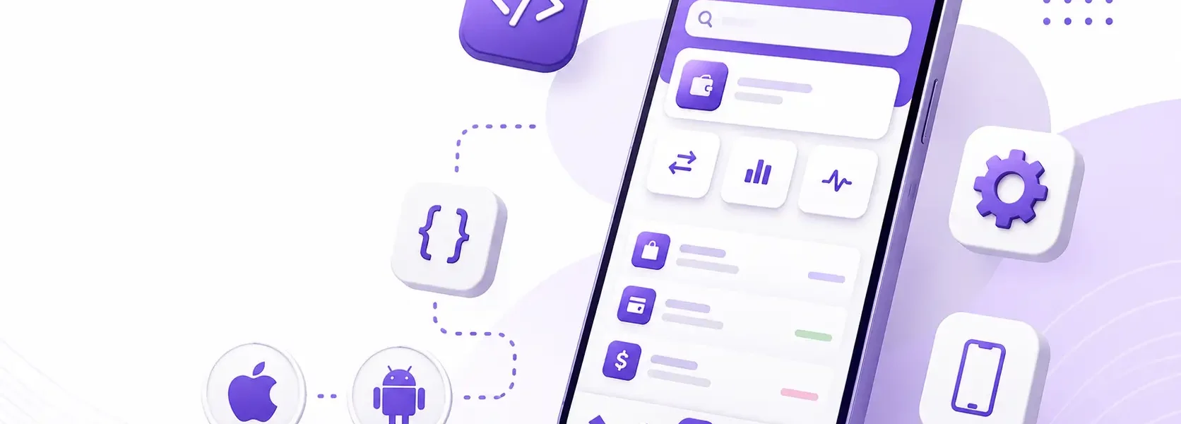 Native and cross-platform mobile apps for iOS and Android.